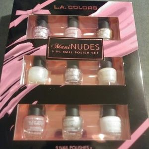 L.A. Colors Nude Mani Polish Set NWT